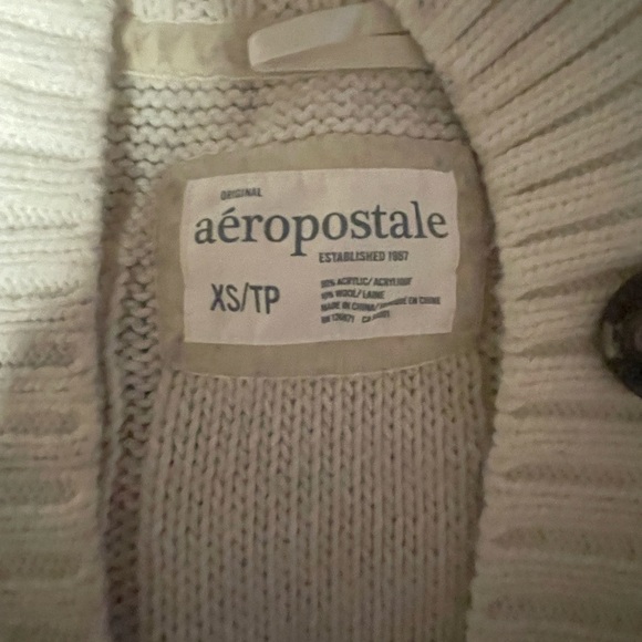 y2k vintage 2000s white cardigan button up ! size xs - Picture 2 of 3